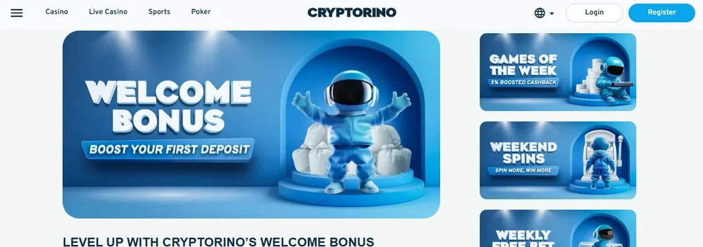 Bónas Fáilte Casino Cryptorino
